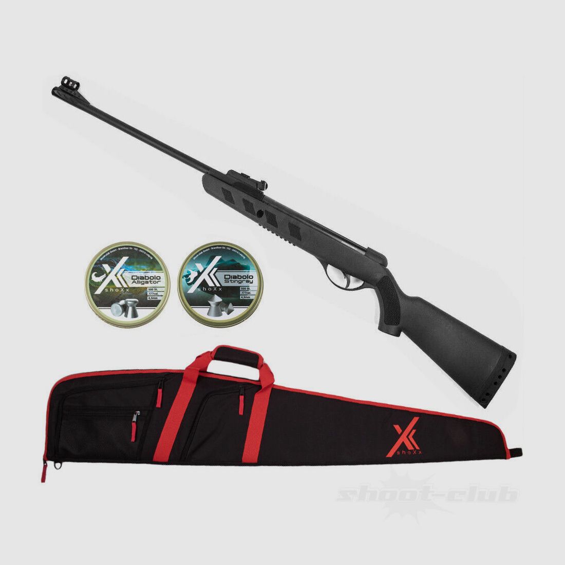 German Sport Gun GSG AN500 Case Set 4.5mm Diabolo