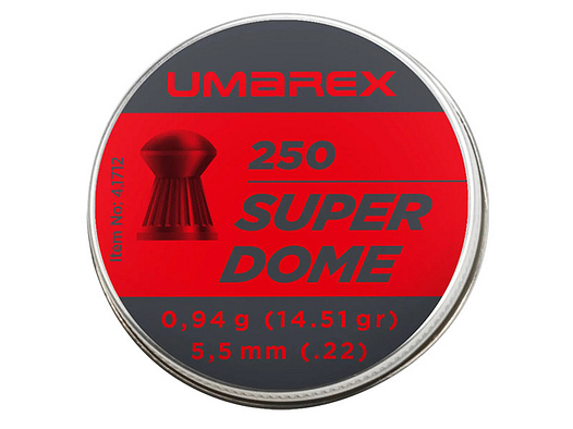 Rundkopf Diabolos Umarex Superdome Kaliber 5,5 mm 0,94 g geriffelt 250 StĂĽck