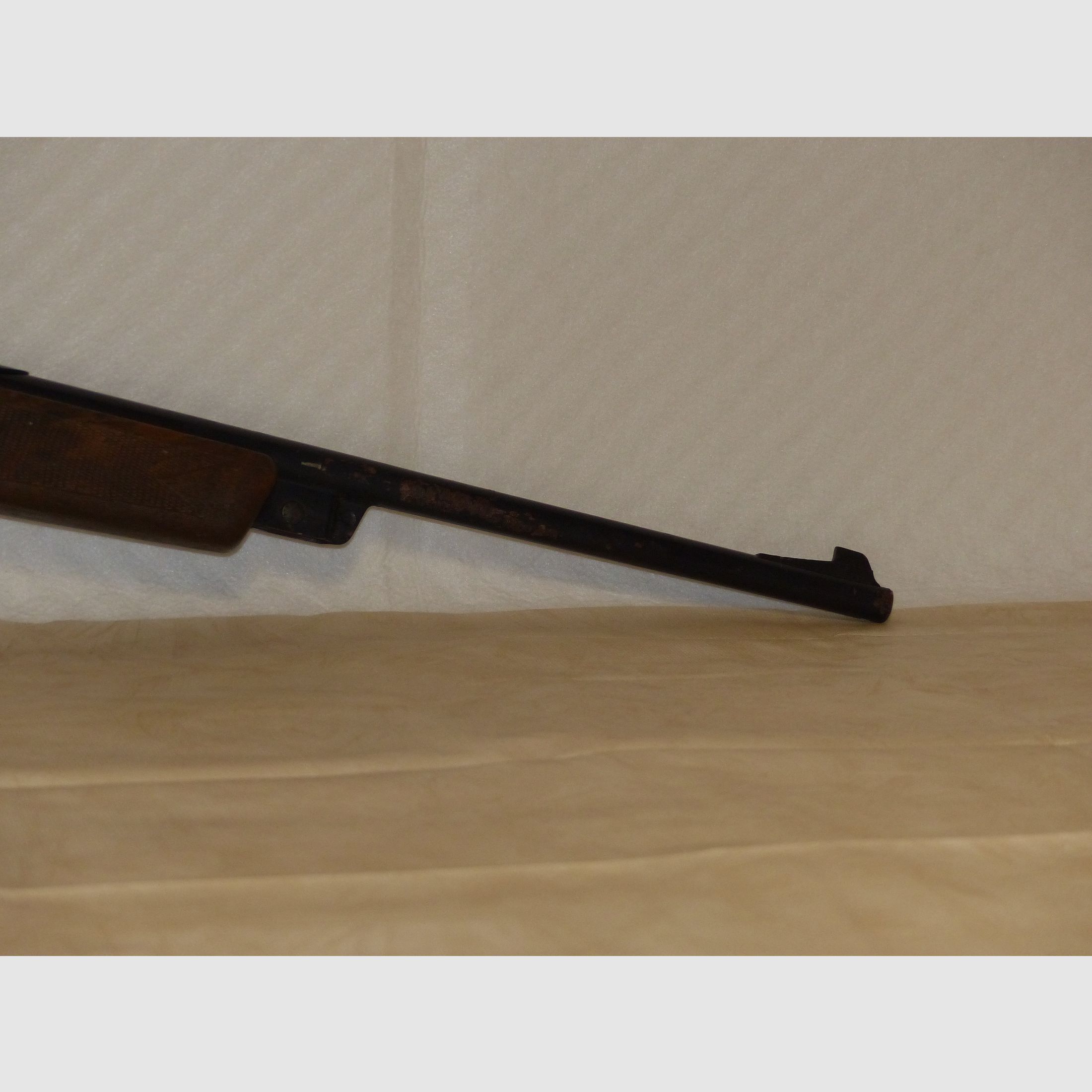 Carabina de aire comprimido Co2 de palanca inferior Daisy Power Line Mod. 990 Cal. 4,5 mm Diabolo y BB Dual Power USA vintage