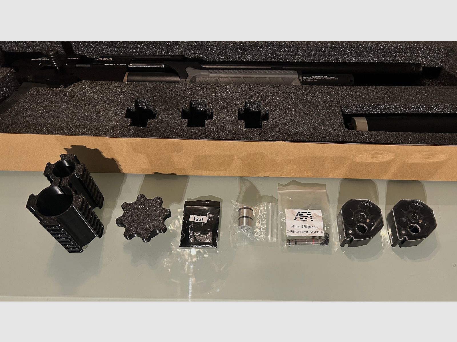 New AEA Megalodon F 7.5 Joule in Opv with invoice + accessories, immediately available!