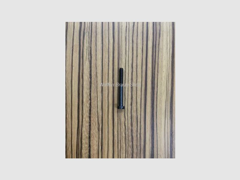 Nill Standardschrauben mit zylindrischem Kopf und Schlitz M3x28mm, Stahl, brüniert
