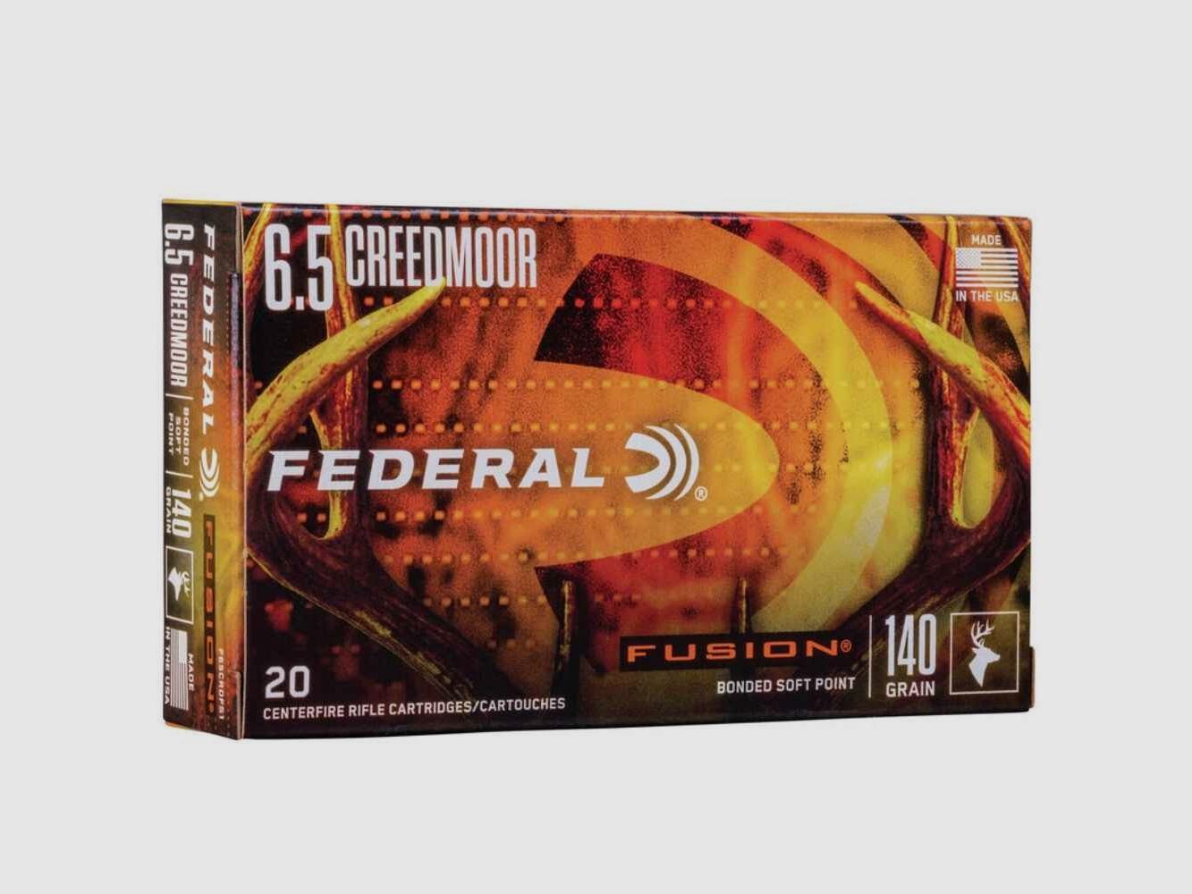 6,5 Creedmoor 9,1g/140grs. Federal Munitie