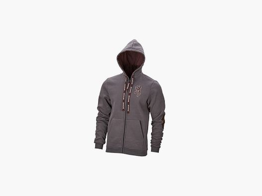 SWEATSHIRT ZIP SNAPSHOT ASHGREY - GRÖSSE 2XL