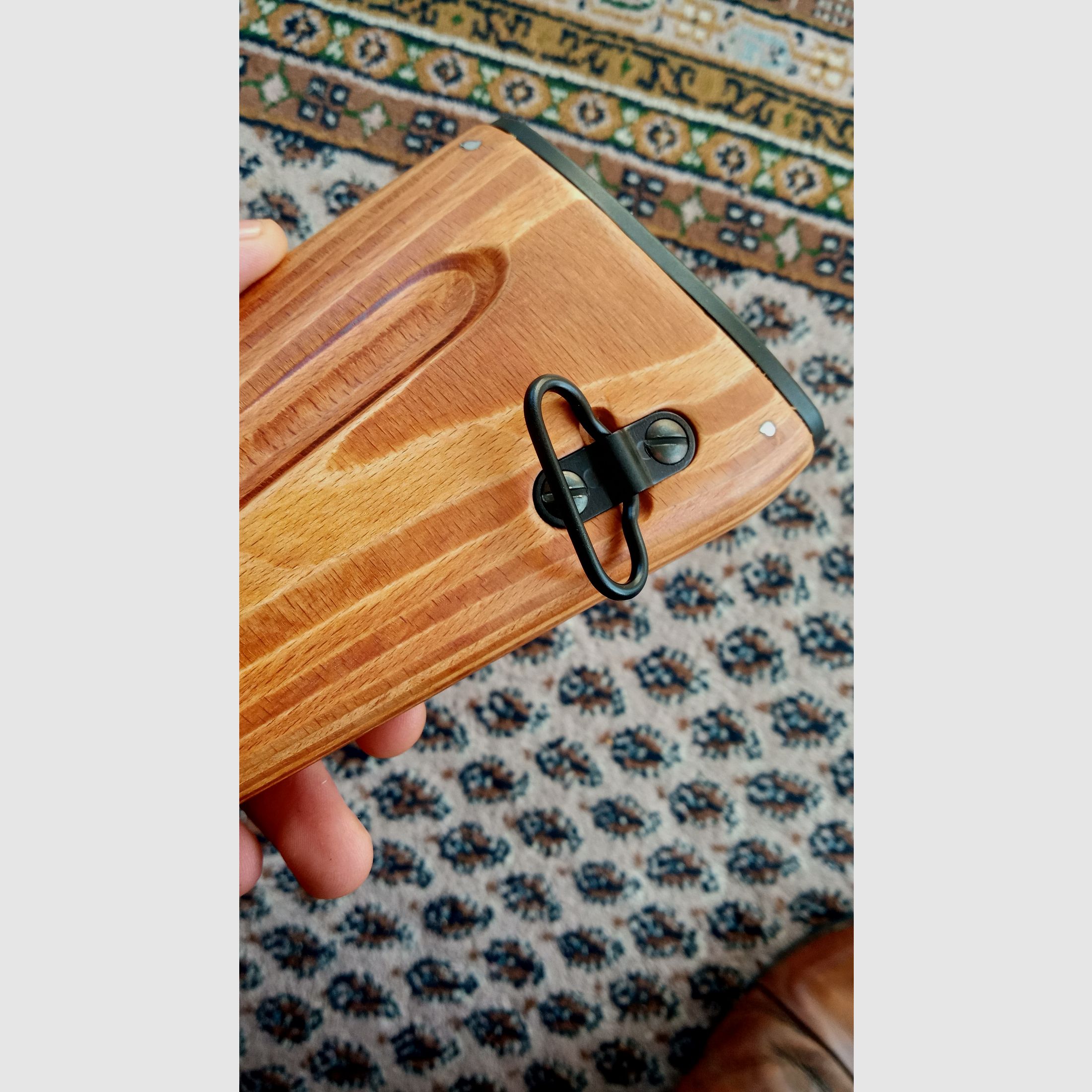 Unmontierter AK74 Festschaft von WBP Holz-Laminat inkl. Schrauben  // AK Schaft Holz