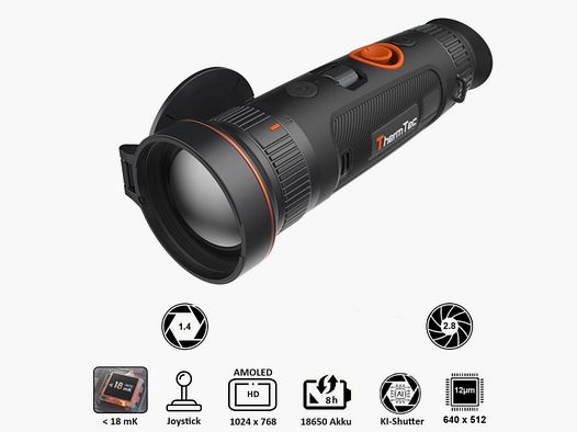ThermTec WILD 650 D 25mm 50mm Linse 640 x 512 Pixel 30,6 m und 15,4 m Sehfeld