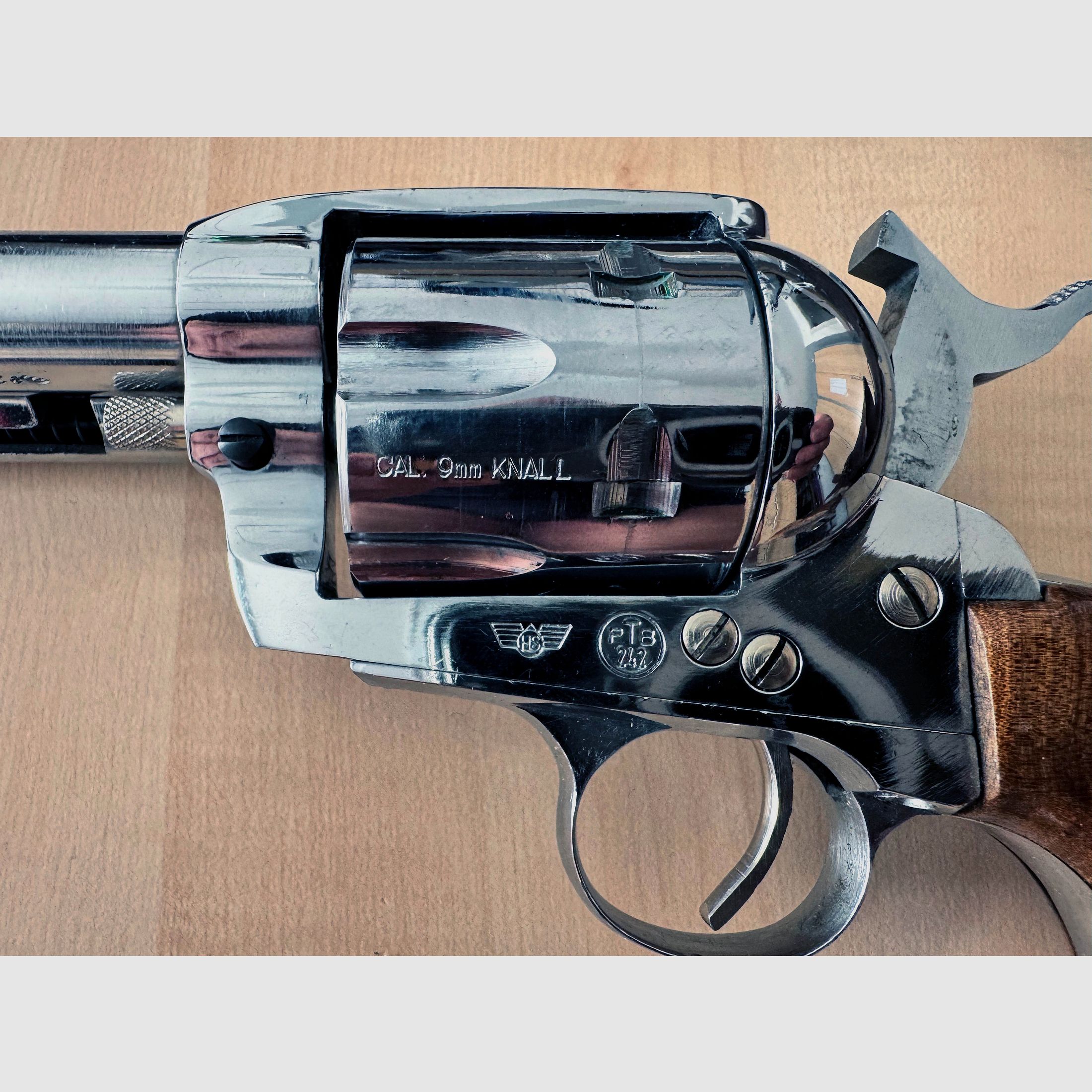 Verkaufe Peacemaker 9mm Knall 7" verchromt