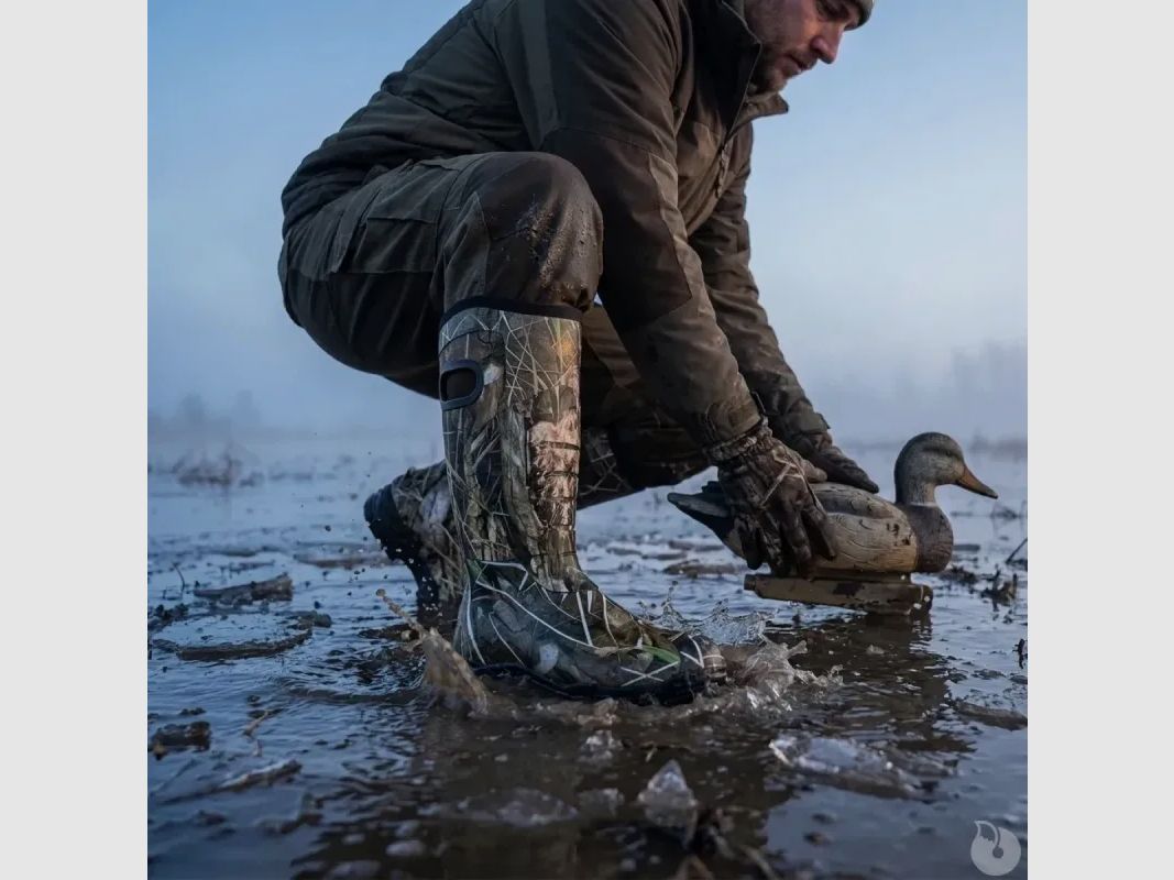 TeamWood Stiefel Camouflage Schilfrohr Thinsulate mit Griffen, Bild 7 von 15