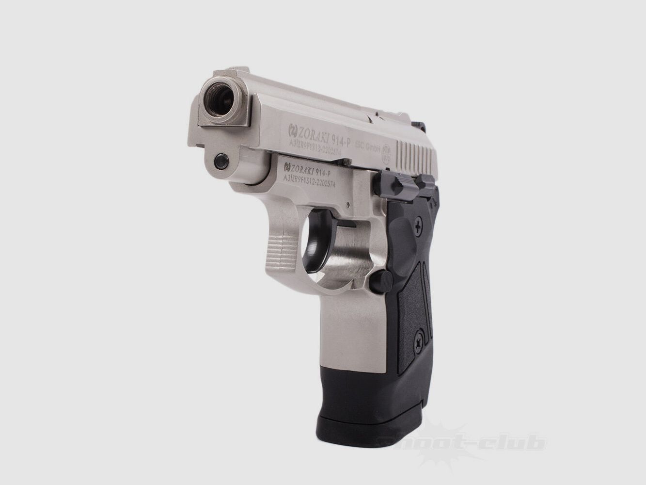 Zoraki 914-P pistola de fogueo Satina 9mm P.A.K.