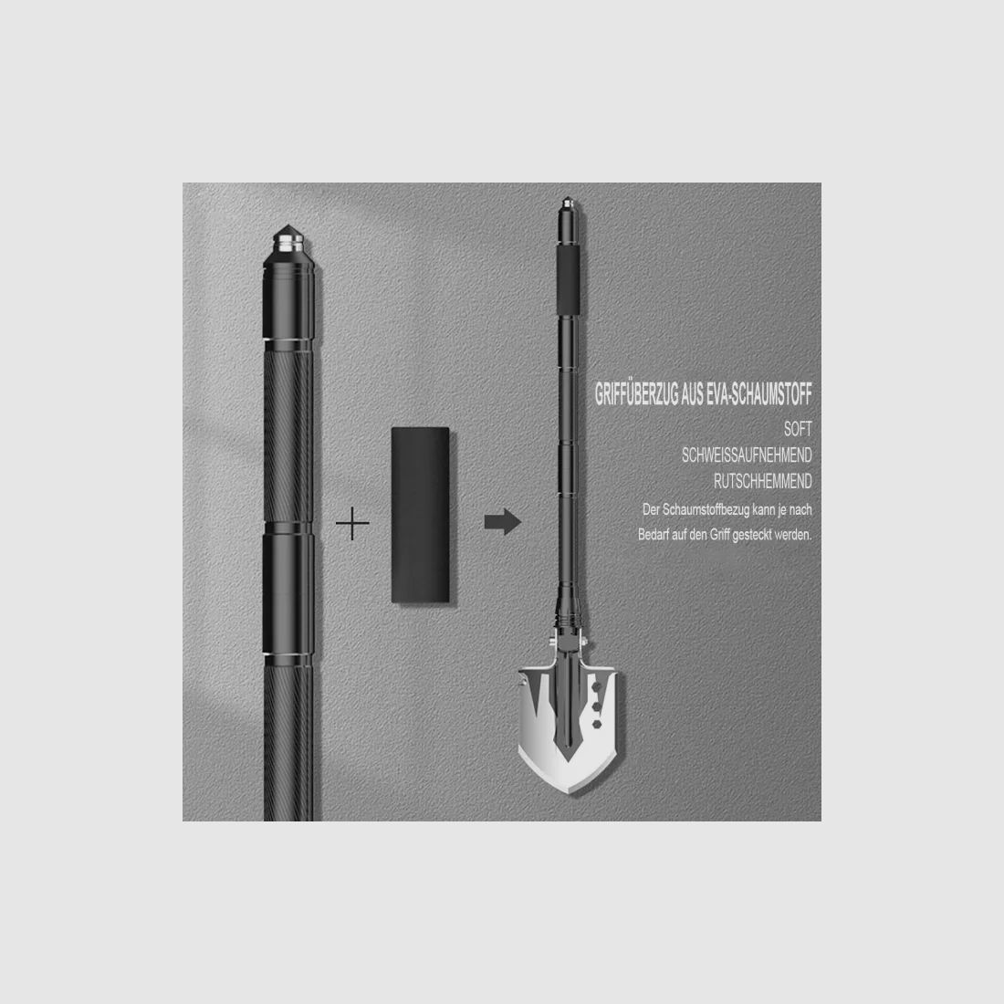 Tactical-Survival-Schaufel Set 13 in 1