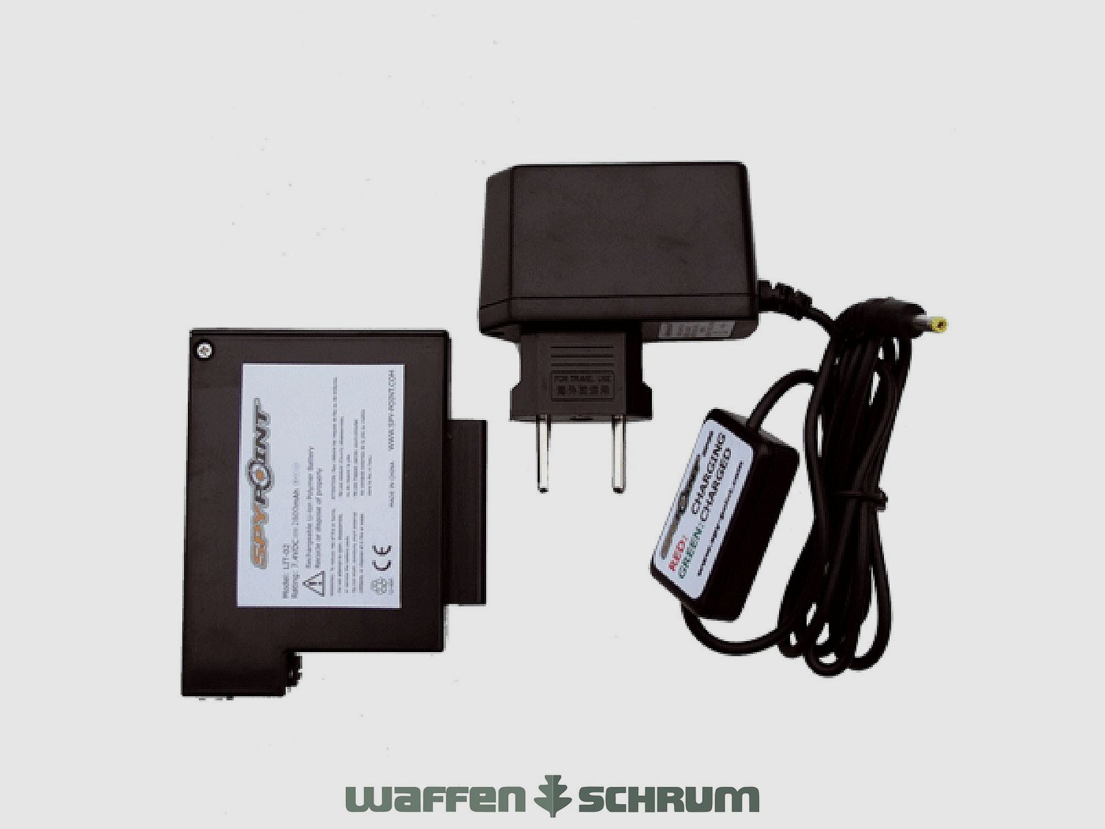 Spypoint LIT-C-8 Lithium Akku mit Ladegerät passend für Link-S / Link-Dark / Link-EVO / Solar-Dark / Force-Dark 2000mAh
