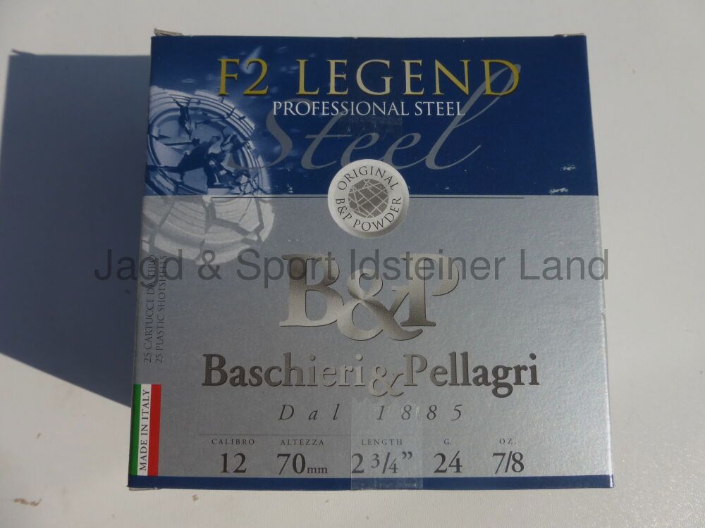 B&P, Baschieri & Pellagri F2 Legend Steel, 2.5mm, 24g, size 7