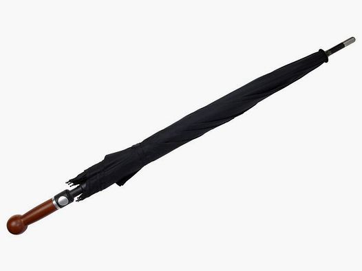 Safety umbrella with knob unbreakable black