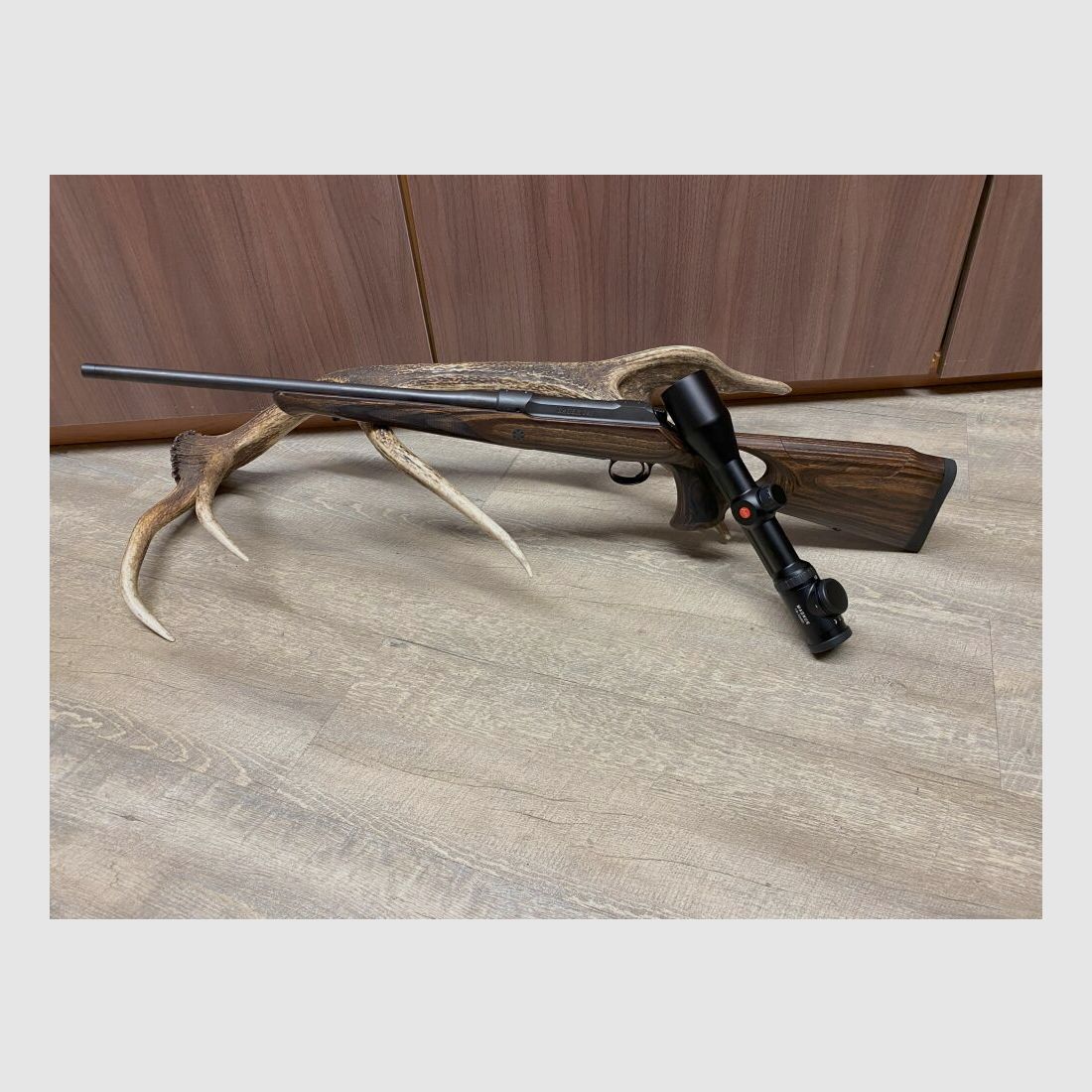 Sauer 101 GTI, mit Leica Magnus 1,8-12x50 i, mit Schiene