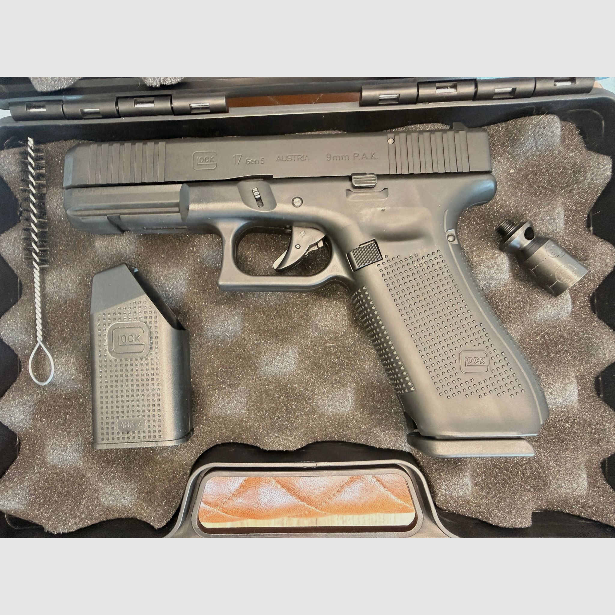 Glock 17 Gen5 P.A.K. 9mm geblackt