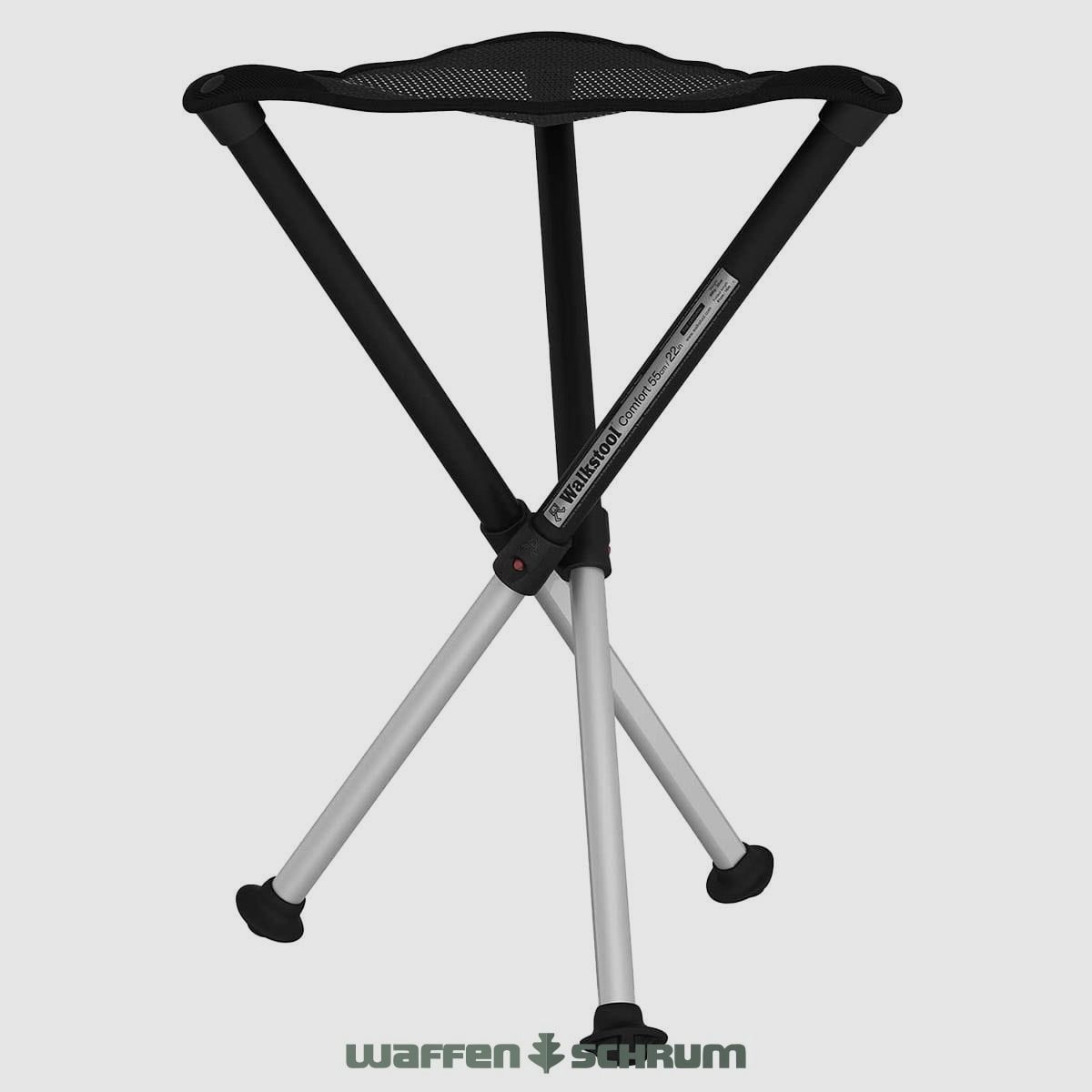 Walkstool three-legged stool Comfort seat height 65cm