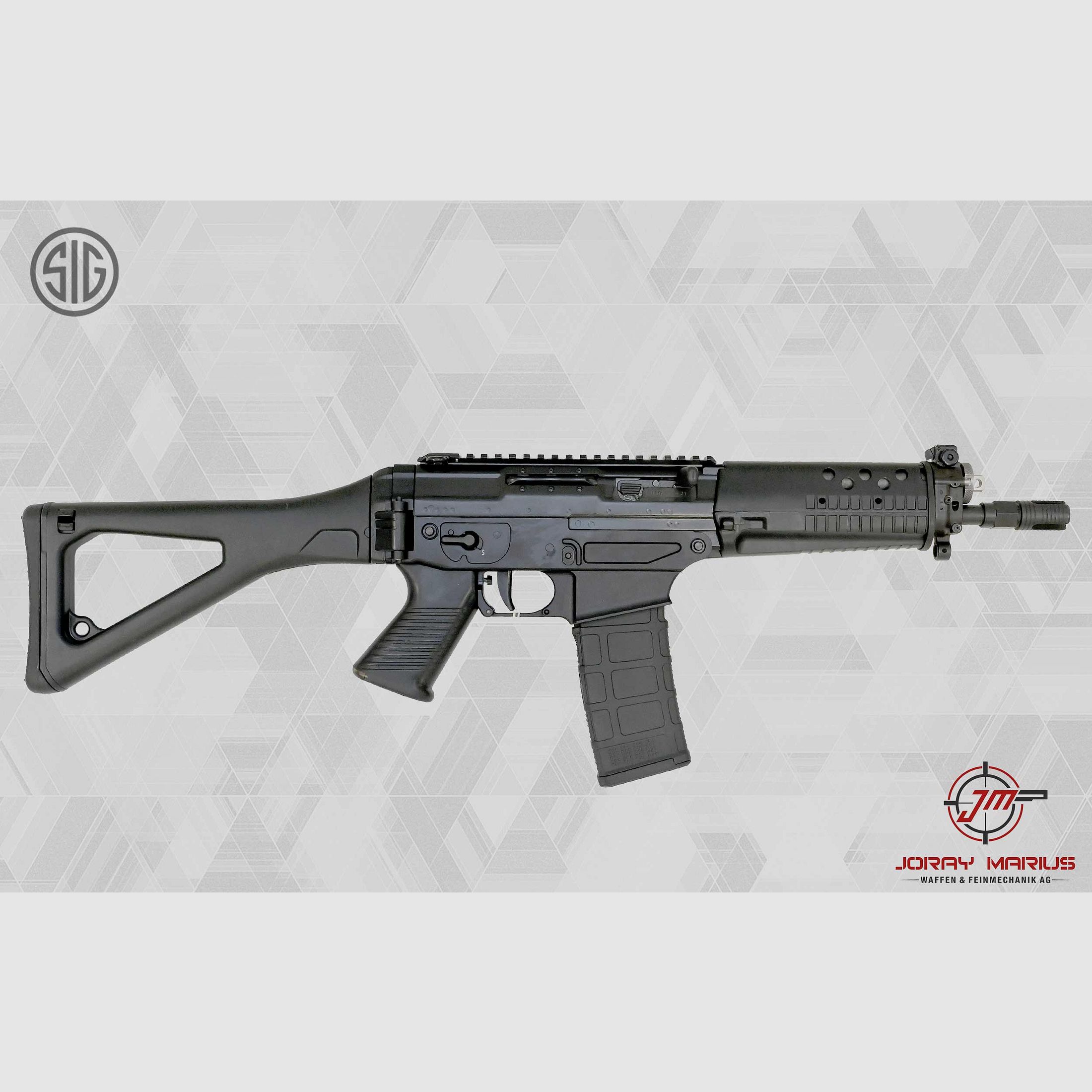 SIG SG553-1 SB US Rail Rotex Halbautomat 5.56 NATO