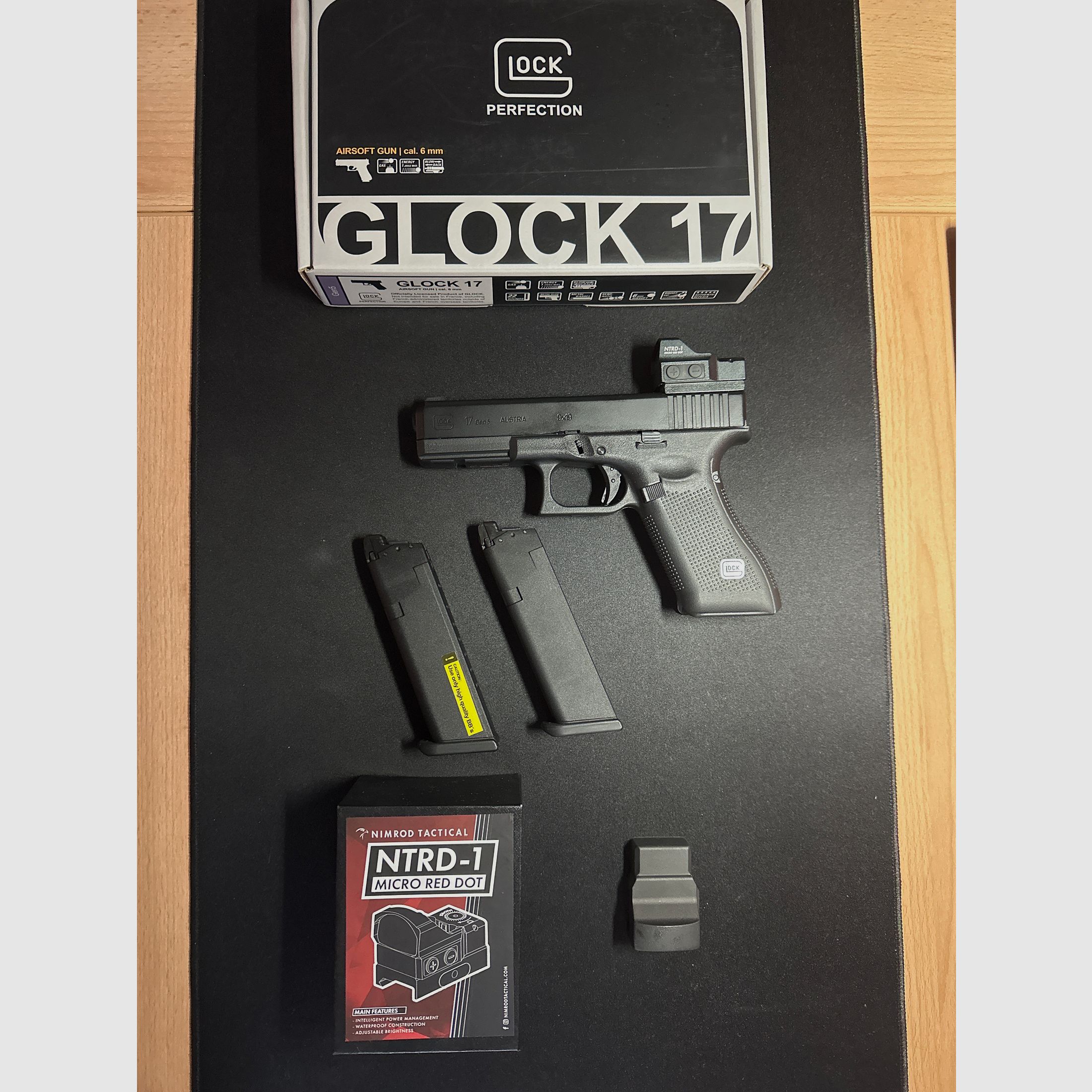 Glock 17 Gen.5 CO2-Airsoft GBB Pistole 6mm BB