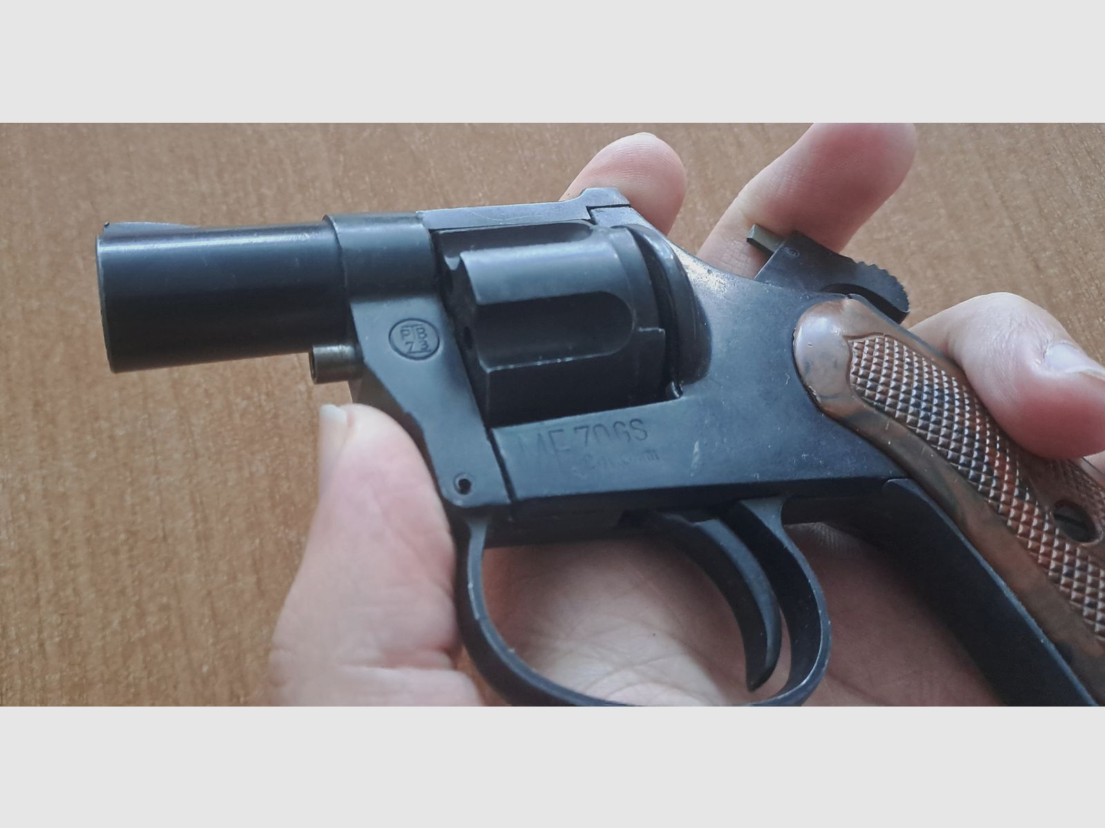 Cuno Melcher ME 70GS im Kal. 6mm Knall/ PTB 73