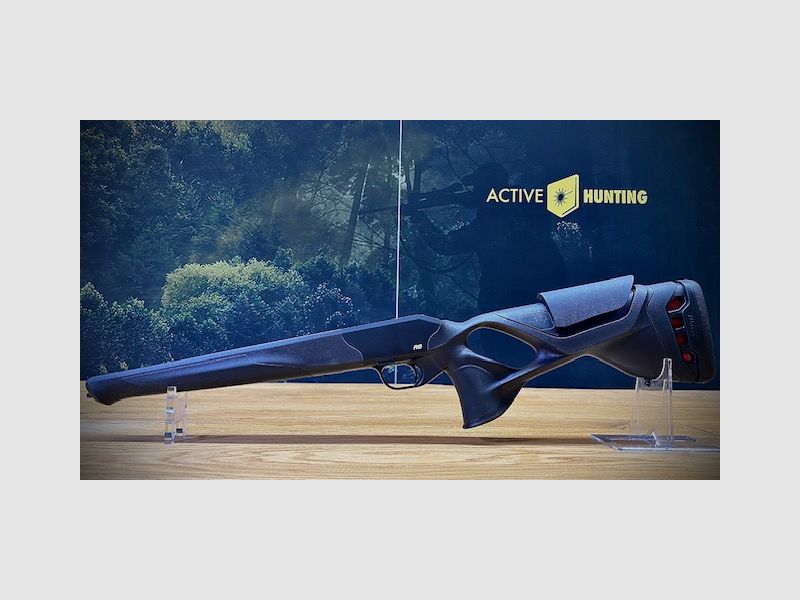 Blaser R8 Ultimate Schäftung / Schwarz-Braun / 17mm Kontur / verst. Schaftrücken & Rückstoßdämpfung