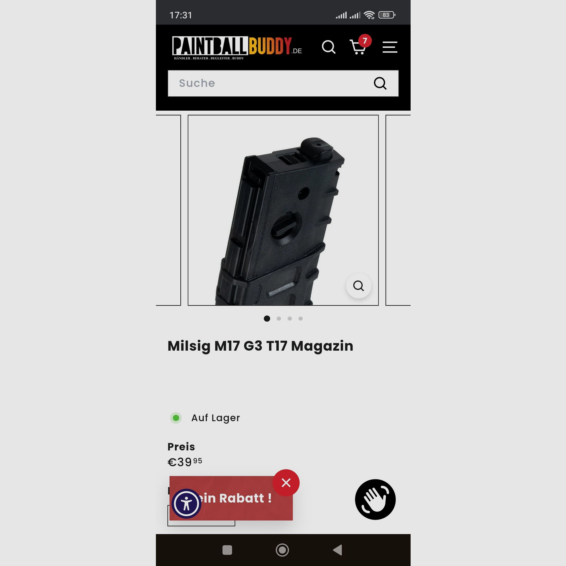 Milsig Markierer M17 G3 Mega Paket!!!!