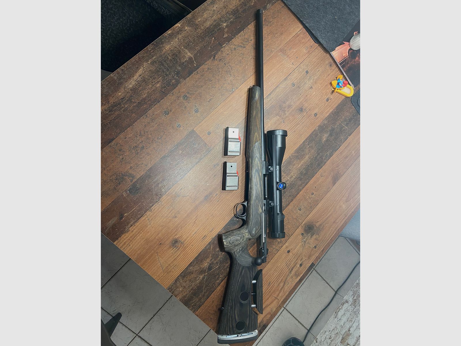 Steel Action 9.3x62 left Odenwald stock thread Zeiss, image 4 of 6