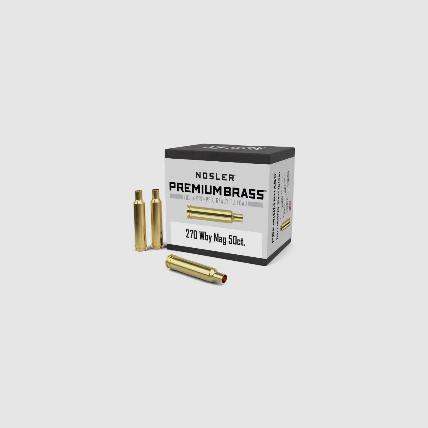 NOSLER CUSTOM CARTUCHOS CAL. 270 WEATHERBY MAG 50UD., imagen 2 de 2