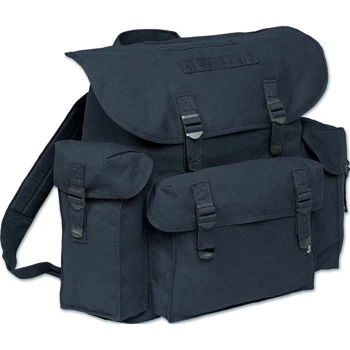 Brandit BW Rugzak / Draagtasje met 3 buitenzakken - 40 liter - Zwart