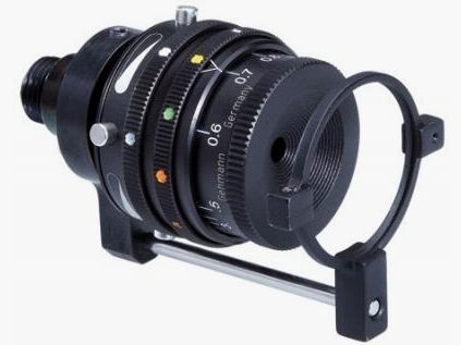 Gehmann lens attachment for Gehmann diopter lenses.