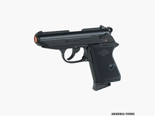 Pistole mit Platzpatronen – Bruni Replica Walther PPK New Police Kal. 8mm schwarz