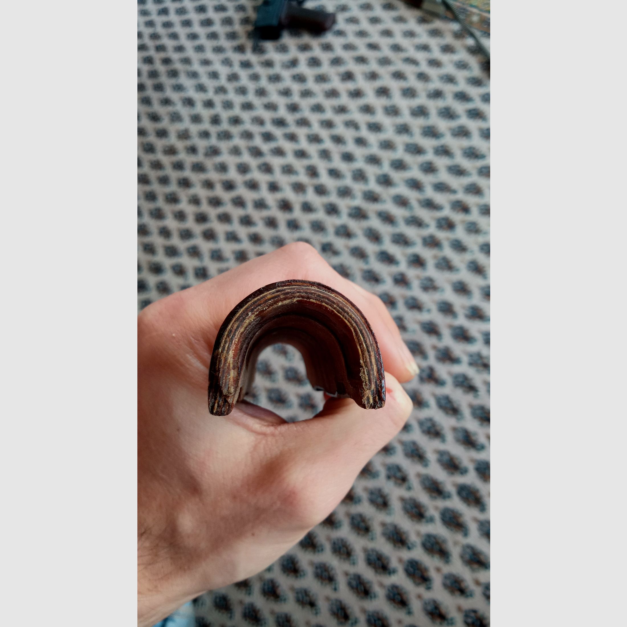 #1 Rumänischer AKMS unterer Handschutz s.g. Esel-Pimmel (Uluc) für Unterlaufklappschaft Schichtholz Romy Dong PM md.65 & oberer Laminat Handschutz russisch.