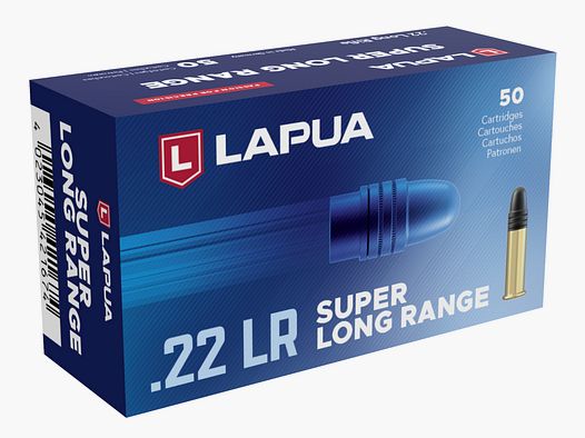 Lapua Super Long Range .22 LR 2,59g 40gr Randfeuer Fabrikladepatrone Sportschießen