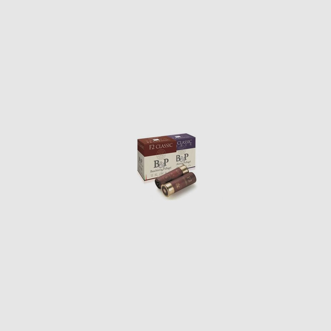Box of 25 Cartridges B&P F2 Classic Fiber Caliber 12 - 33g - Pb 8, image 2 of 2