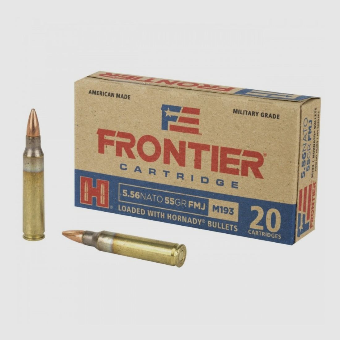 5.56 Nato Hornady FRONTIER® 55 gr FMJ VE20