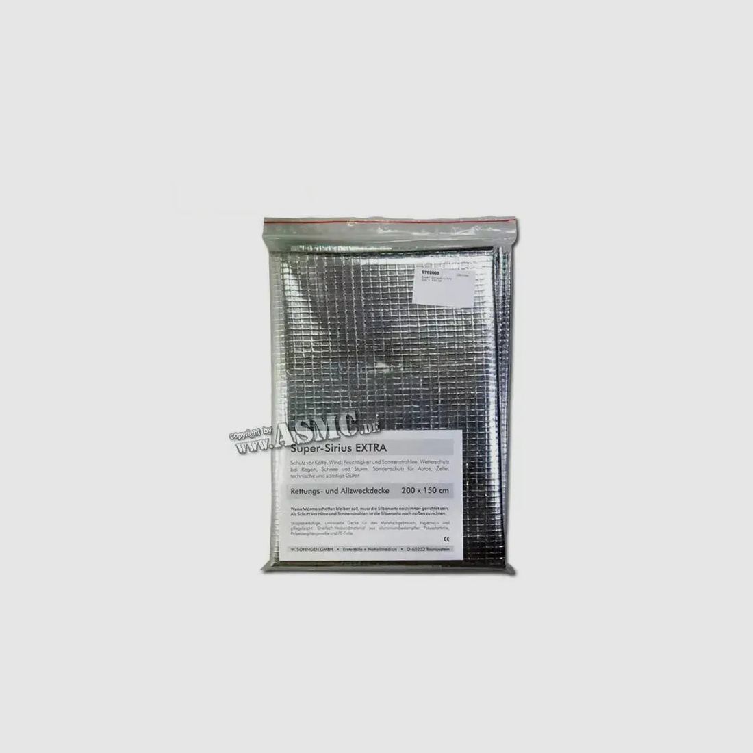 Söhngen Söhngen Rettungsdecke Super-SIRIUS®-Extra 200 x 150 cm