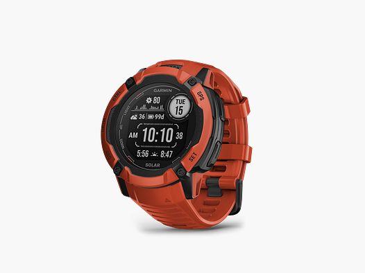 Garmin Instinct® 2X Solar, Rojo