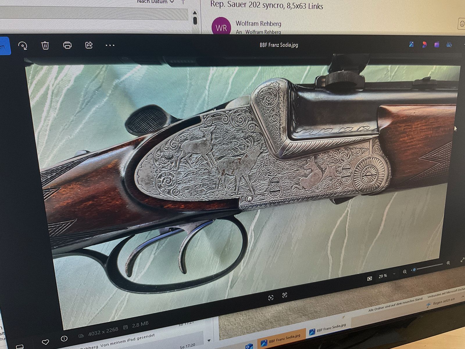 BBF Franz Sodia 12/70 7x65R- 8,5x63 Reb