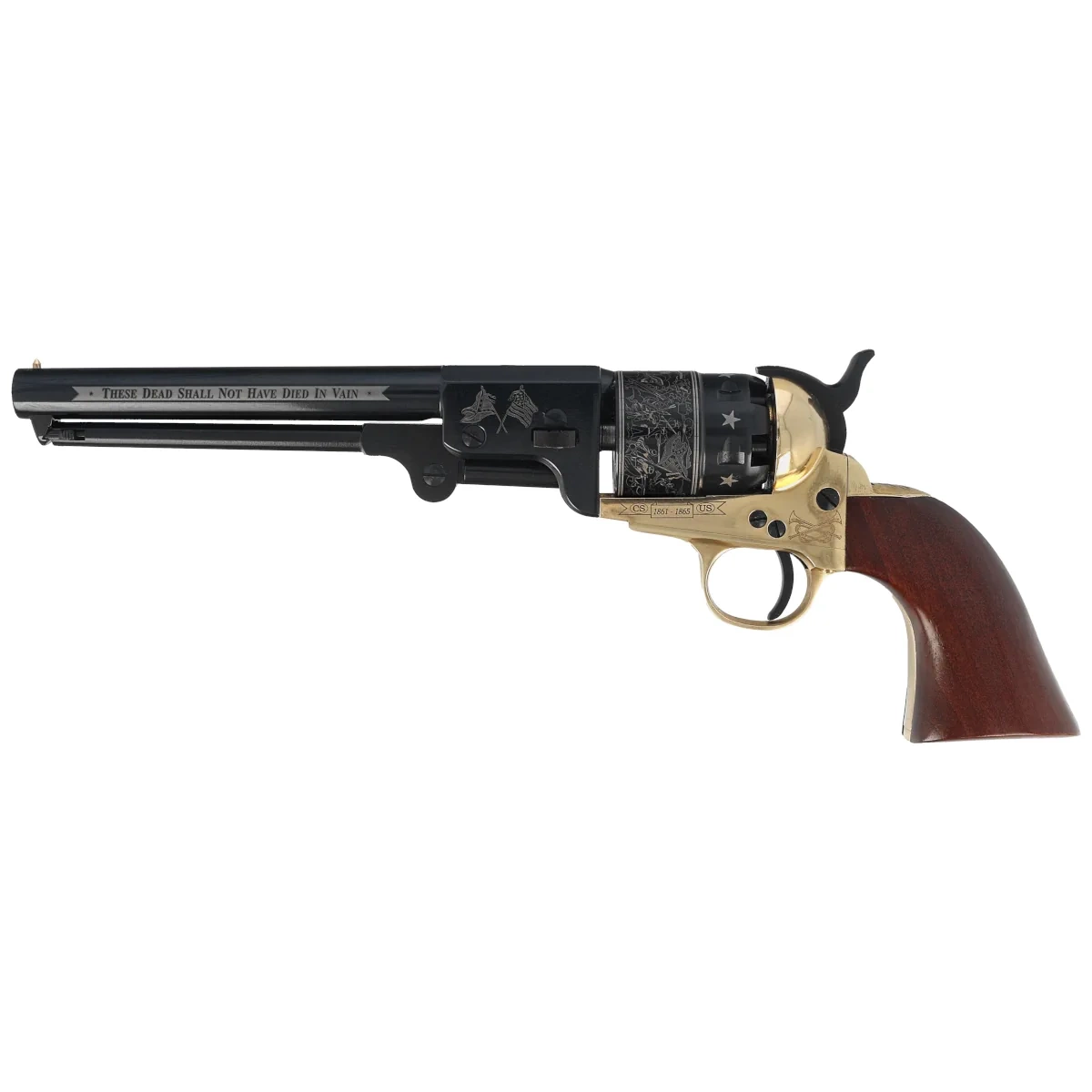 Pietta 1851 Colt REB Confederate Gettysburg Revolver .44 (CFT44/GTS)