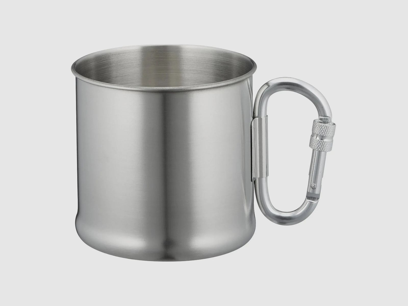 Mil-Tec Karabinerbecher Edelstahl 500 ml