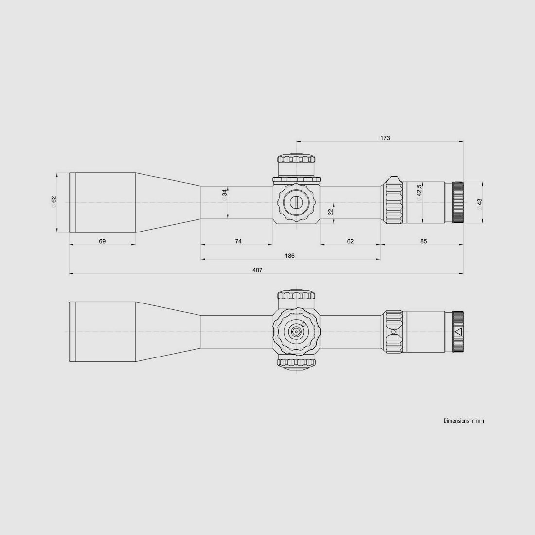 Lunette KAHLES K624i – 6-24×56 CCW SKMR4 w-Left, image 8 sur 8