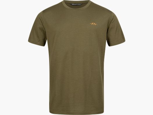 Herren Merino Base 160 T-Shirt Dunkel Oliv Dunkel Oliv L