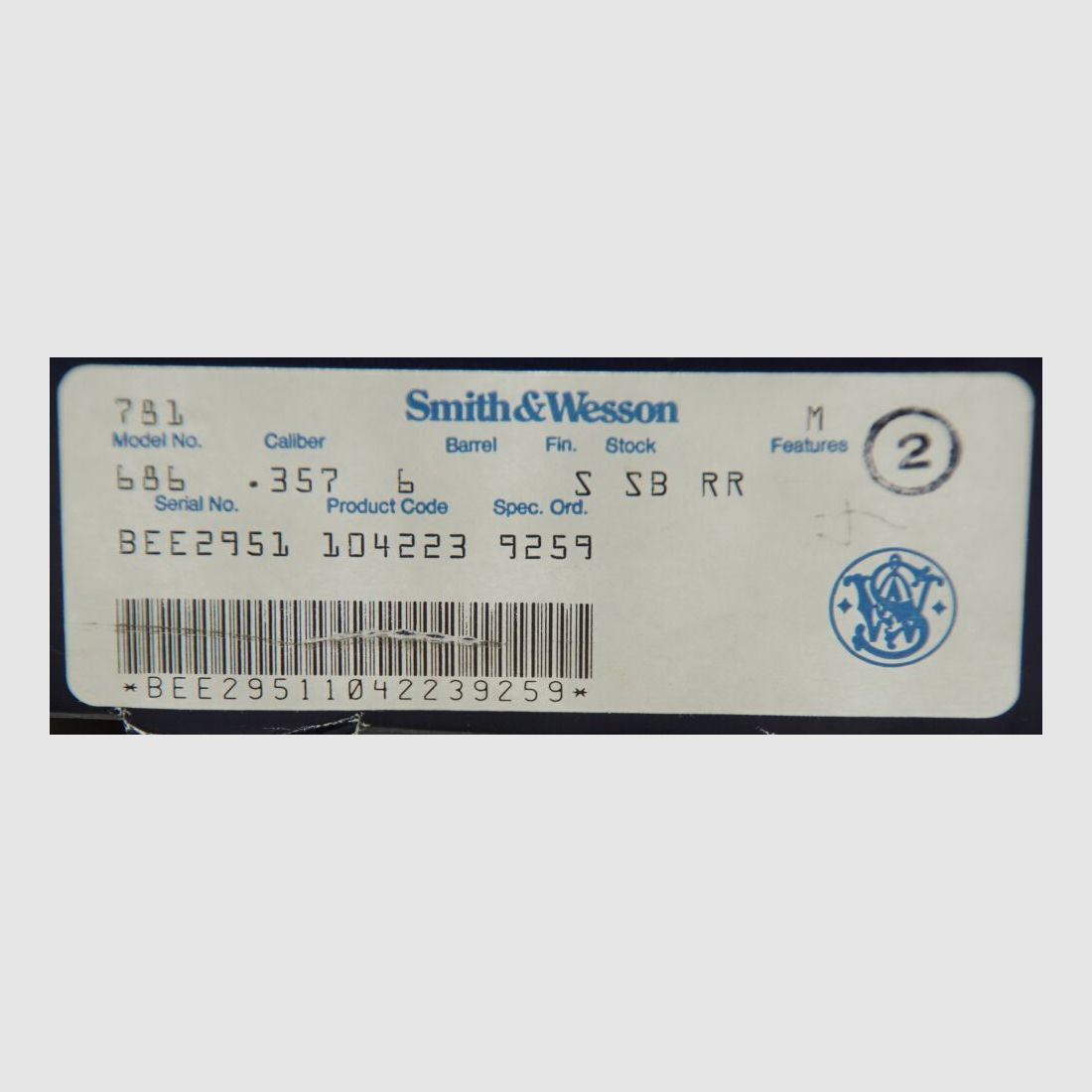 Smith & Wesson 686 .357Mag