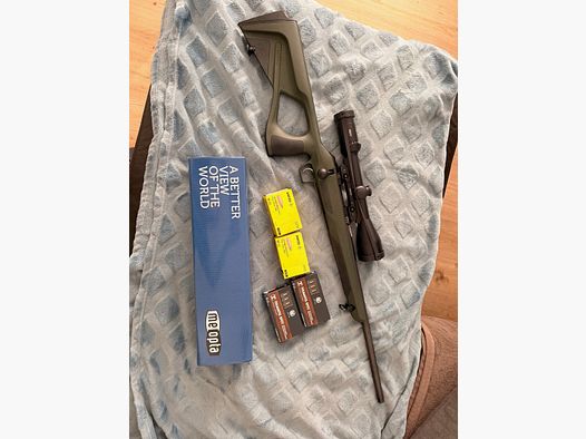 CZ600 Ergo Plus .223 mit Meostar 2,5-15x56 und Munition