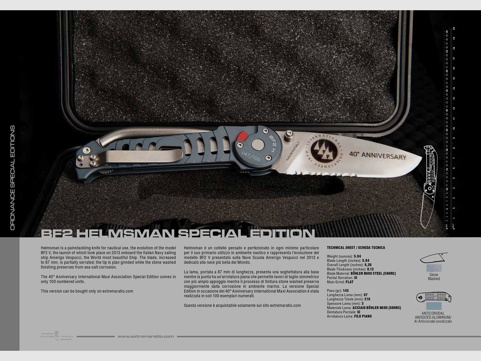 EXTREMA RATIO MESSEN – ORDINAIRE EN SPECIAL SERIES, afbeelding 4 van 10