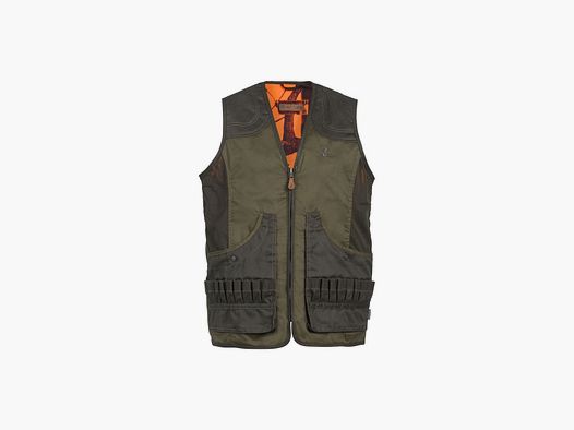 PERCUSSION reversible shooting vest olive/orange