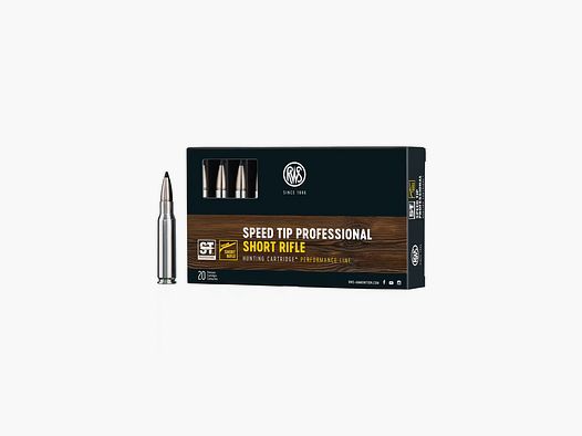 RWS .308 Win. Speed Tip Professional Short Rifle 10.7g 165gr