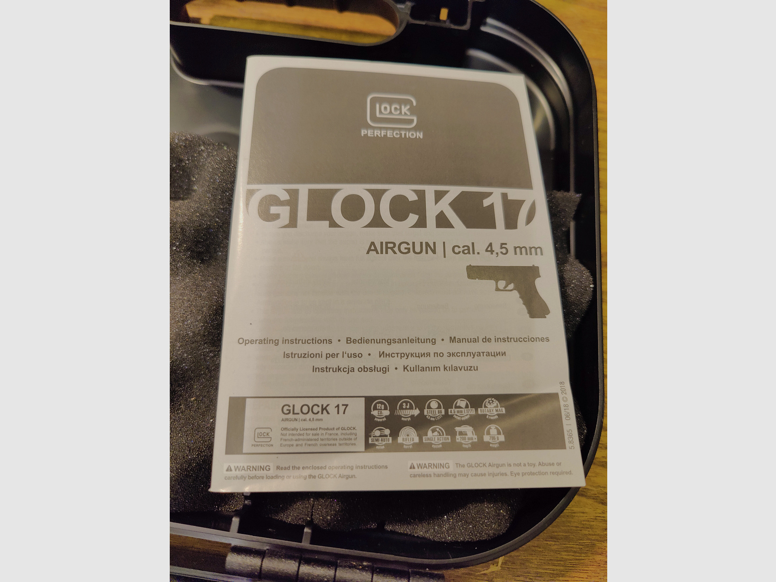 Glock 17 Airgun cal. 4,5 mm zu verkaufen