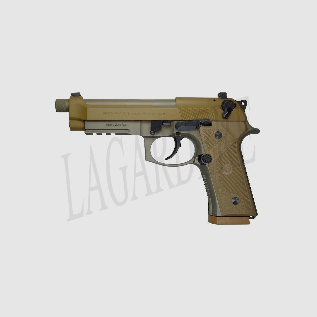 BERETTA M9 A3 TAN CANNA FILETTATA (PISTOLA)