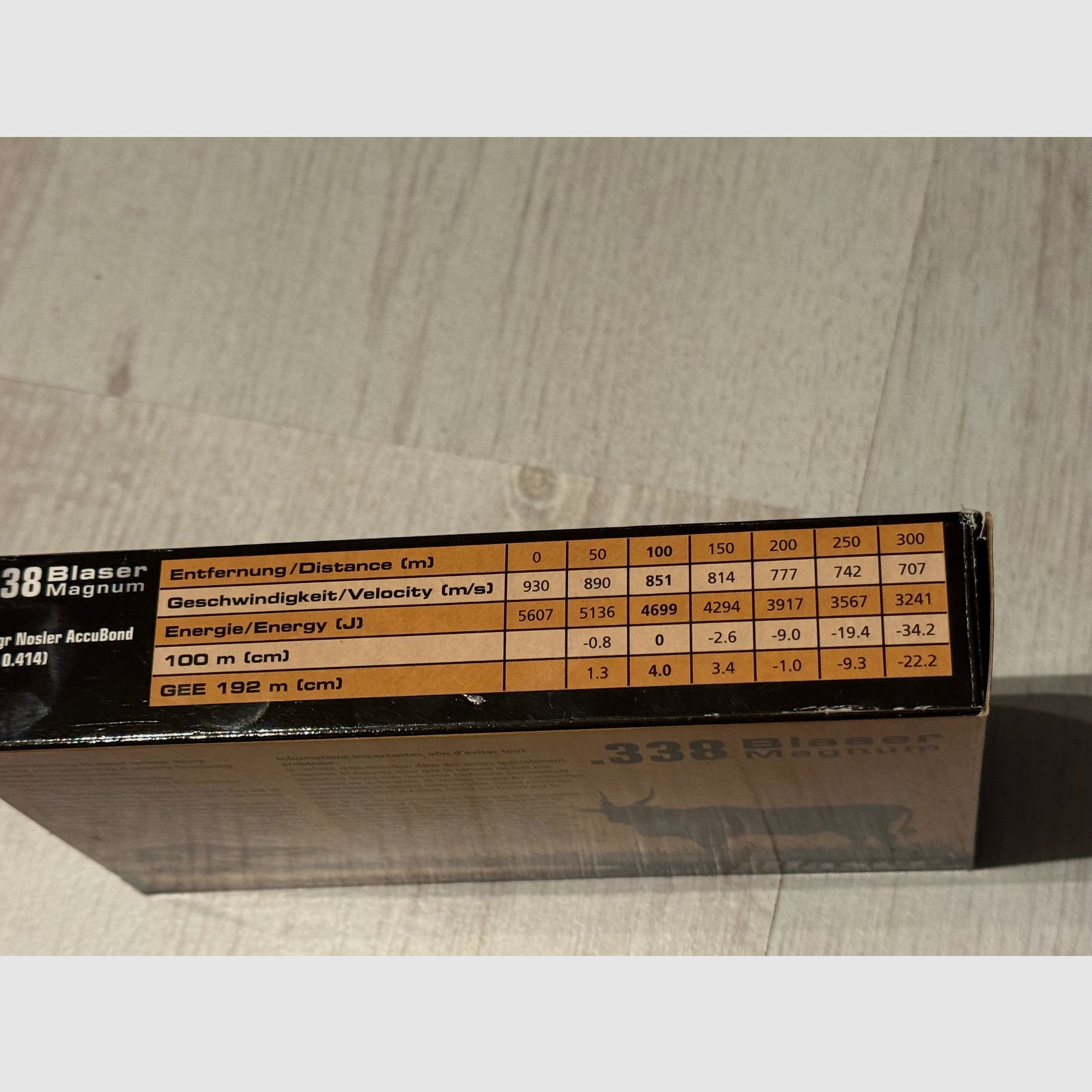 Blaser R8 cañón intercambiable .338 Blaser Magnum