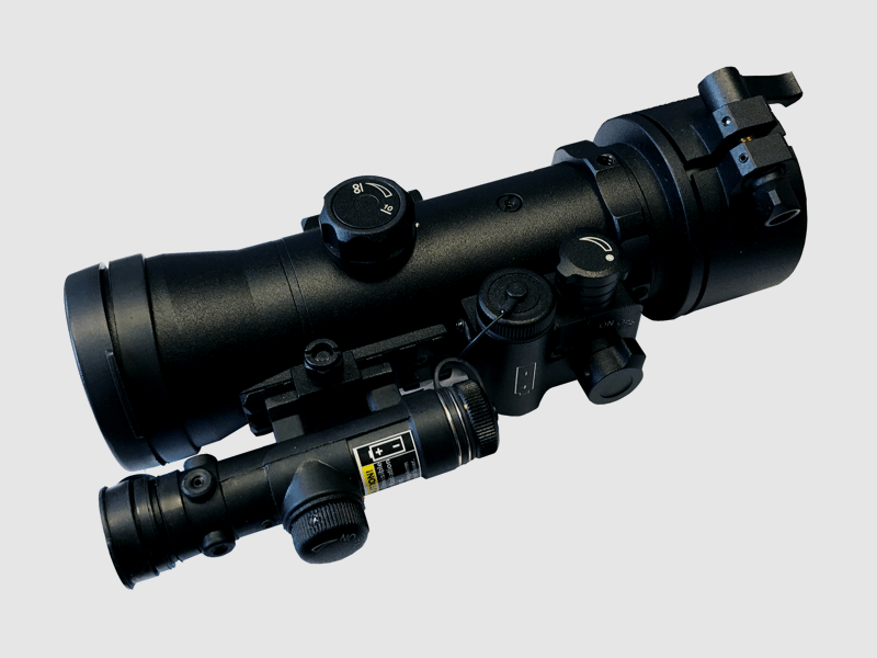 DIPOL DN-34 PRO Grünes Nachtsicht-Vorsatzgerät + Dipol-Laser + Adapter + Okular gebraucht, Bild 1 von 2
