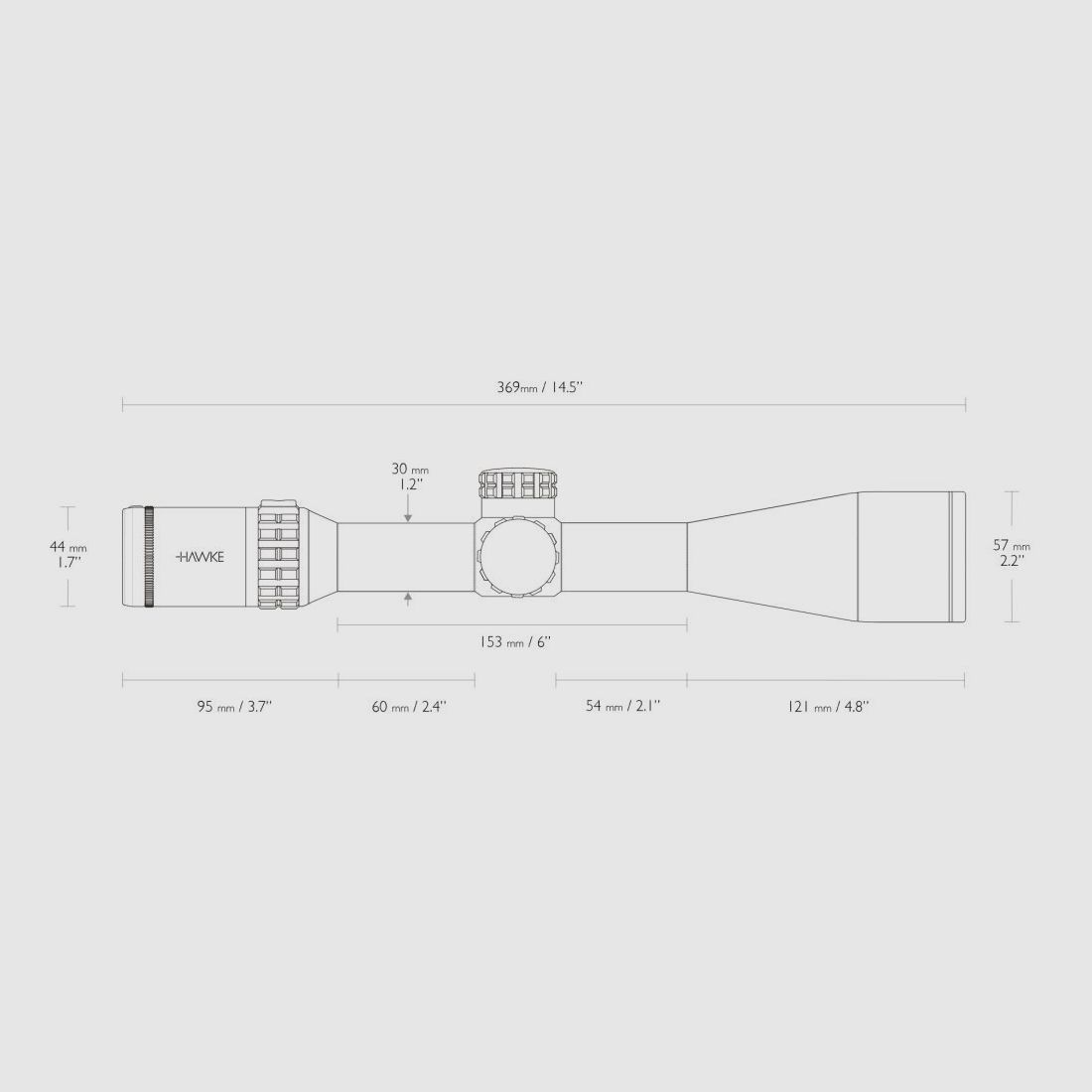 Hawke Frontier SF 4-24x50 Mil Pro